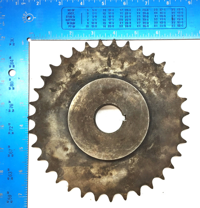 Unbranded Roller Chain Sprocket 5035X1 1/4 Bore with Keyway NOS