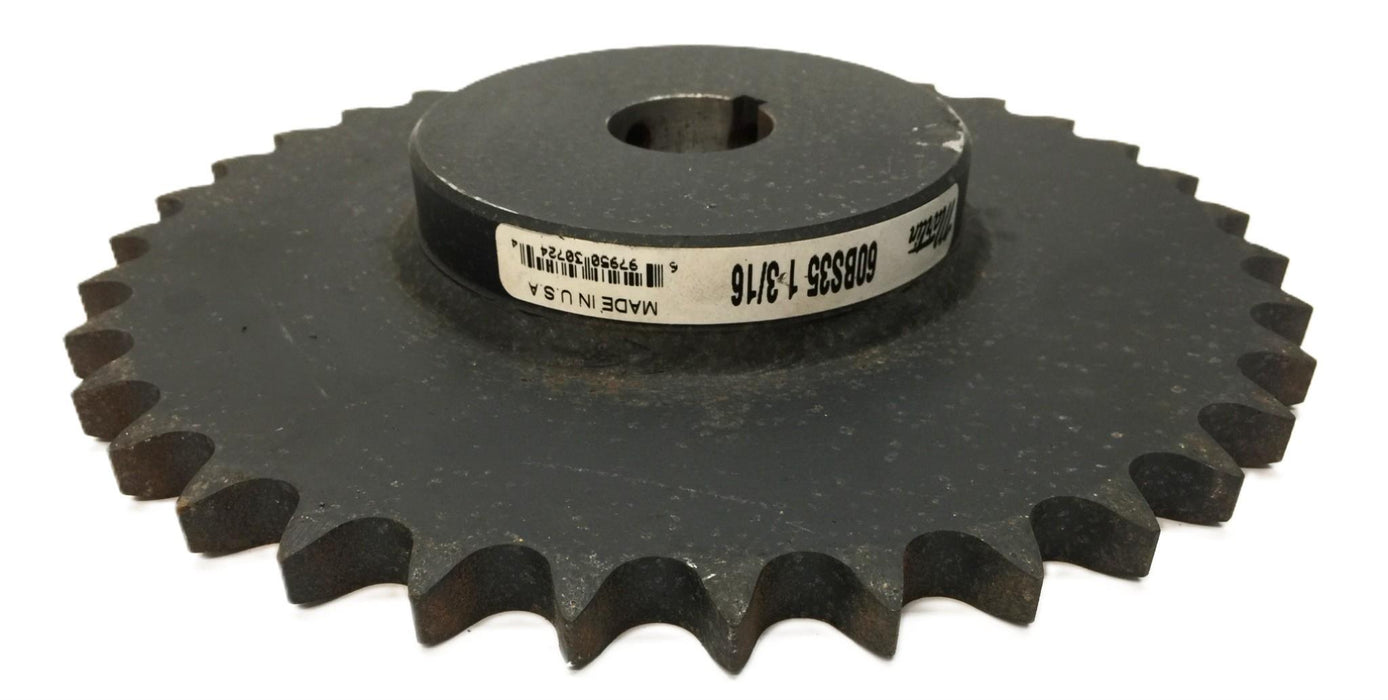 Martin Roller Chain Sprocket 60BS35 1-3/16" Bore with Keyway NOS