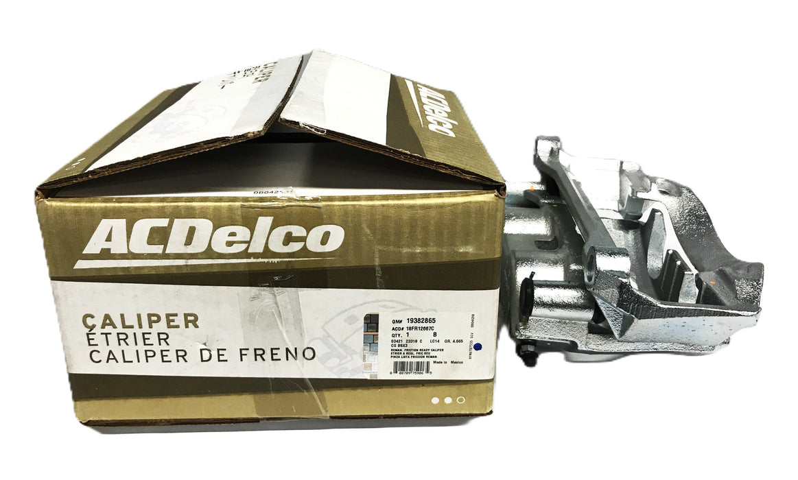 ACDelco Rear Driver Side Disc Brake Caliper Assembly 19382865 REMANUFACTURED