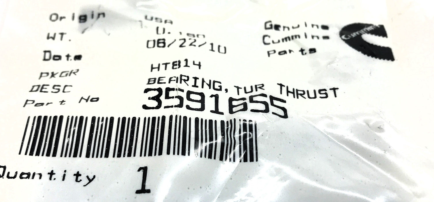 Cummins Turbocharger Thrust Bearing 3591655 NOS