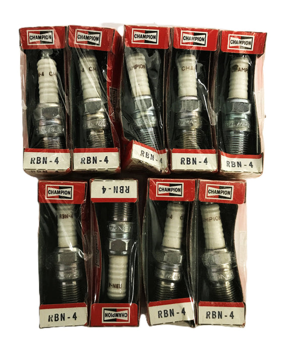 Champion Resistor Spark Plug RBN-4 [Lot of 9] NOS