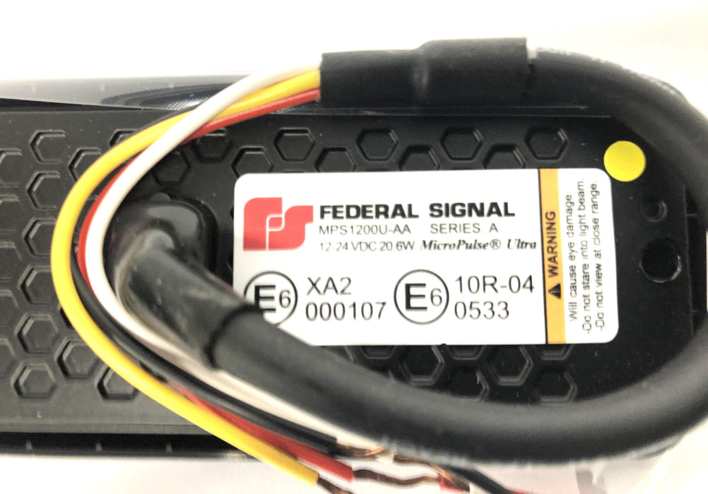 Federal Signal 12-LED Amber Micropulse Ultra Light MPS1200U-AA NOS