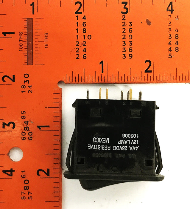 Thomas Built Dome Light Rocker Switch 100130 NOS