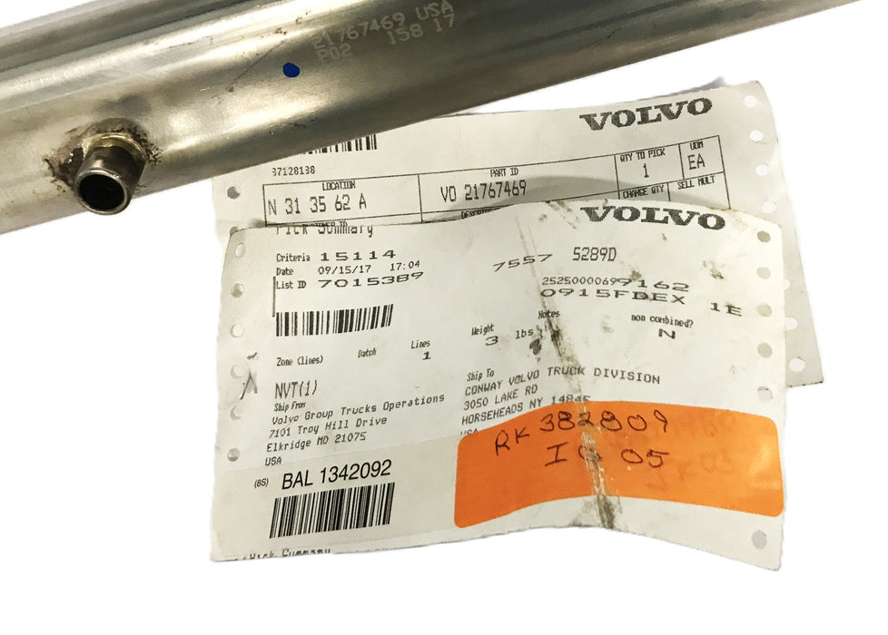 Volvo Crossover Pipe 21767469 NOS