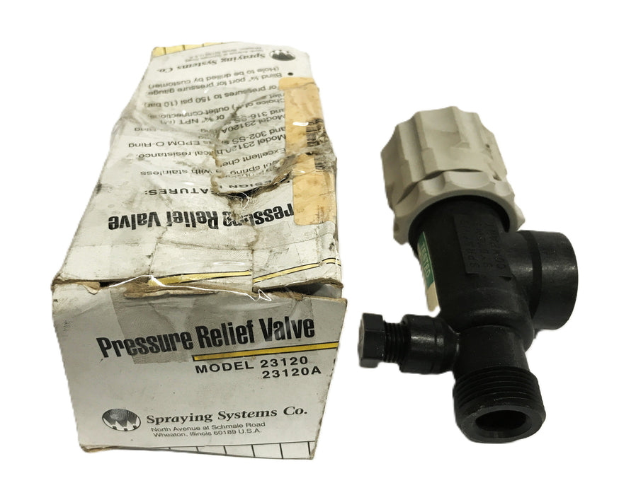 Spraying Systems Pressure Relief Valve 23120 NOS