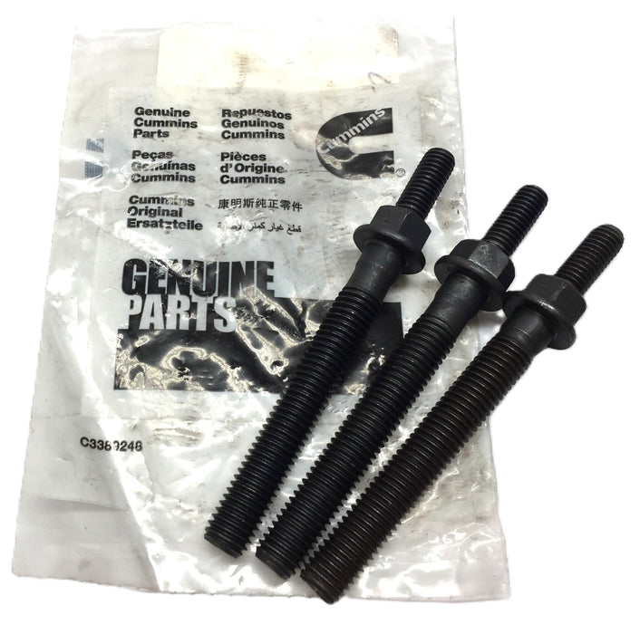 Cummins Hex Head Screw Cap Bolt 3328637 [Lot of 3] NOS