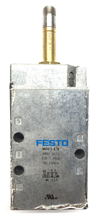 Festo MFH-5-1/8 Solenoid Valve 9982 J823 NOS