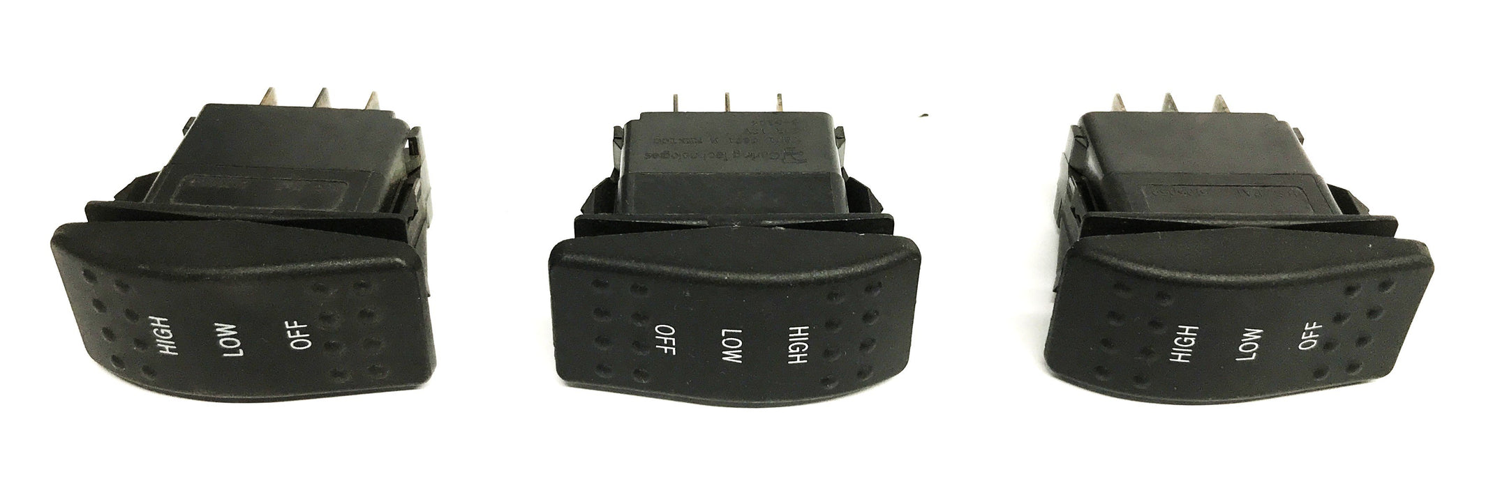 International High/Low/Off Rocker Switch 437260001 [Lot of 3] NOS