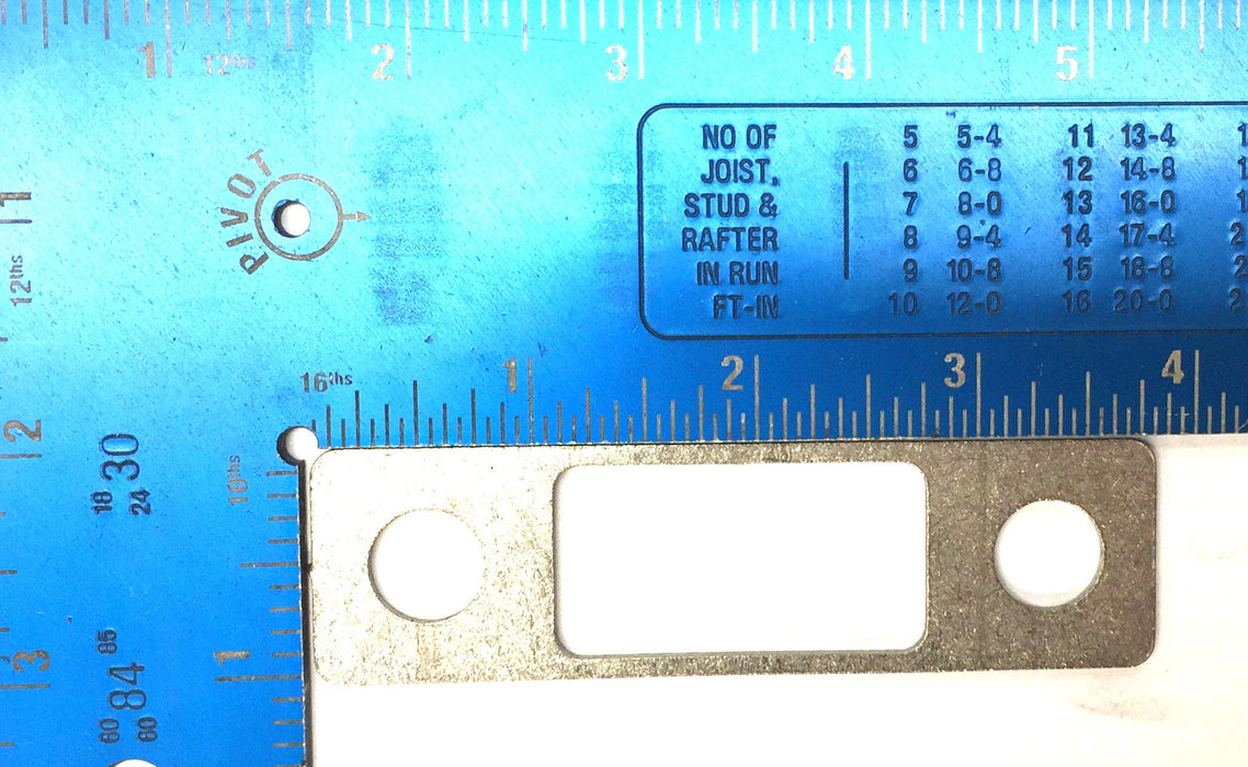Unbranded 3-3/4" x 1-1/8" Sash Locking Latch Strike Plate [Lot of 5] NOS