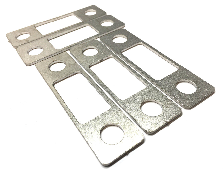 Unbranded 3-3/4" x 1-1/8" Sash Locking Latch Strike Plate [Lot of 5] NOS