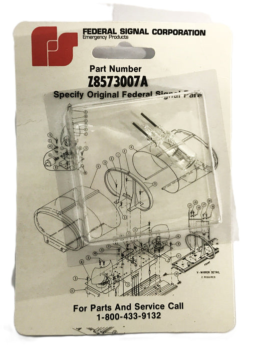 Federal Signal Replacement Halogen Bulb Z8573007A [Lot of 5] NOS