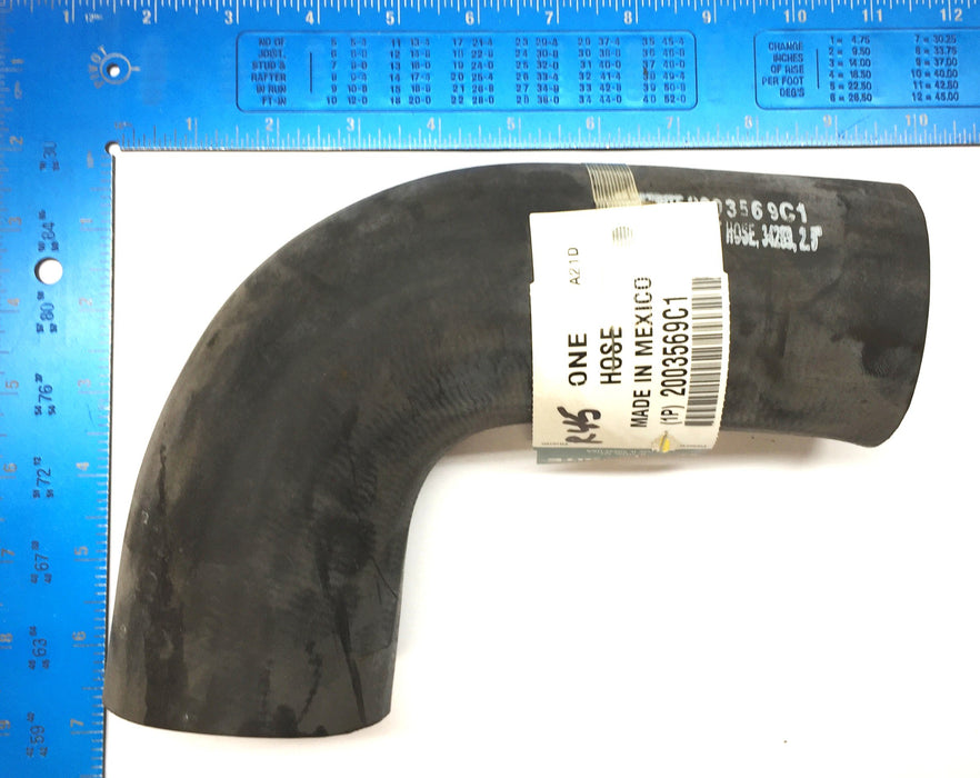 Fleetrite 90-Degree Radiator Elbow Hose for DT466 Engines 2003569C1 NOS