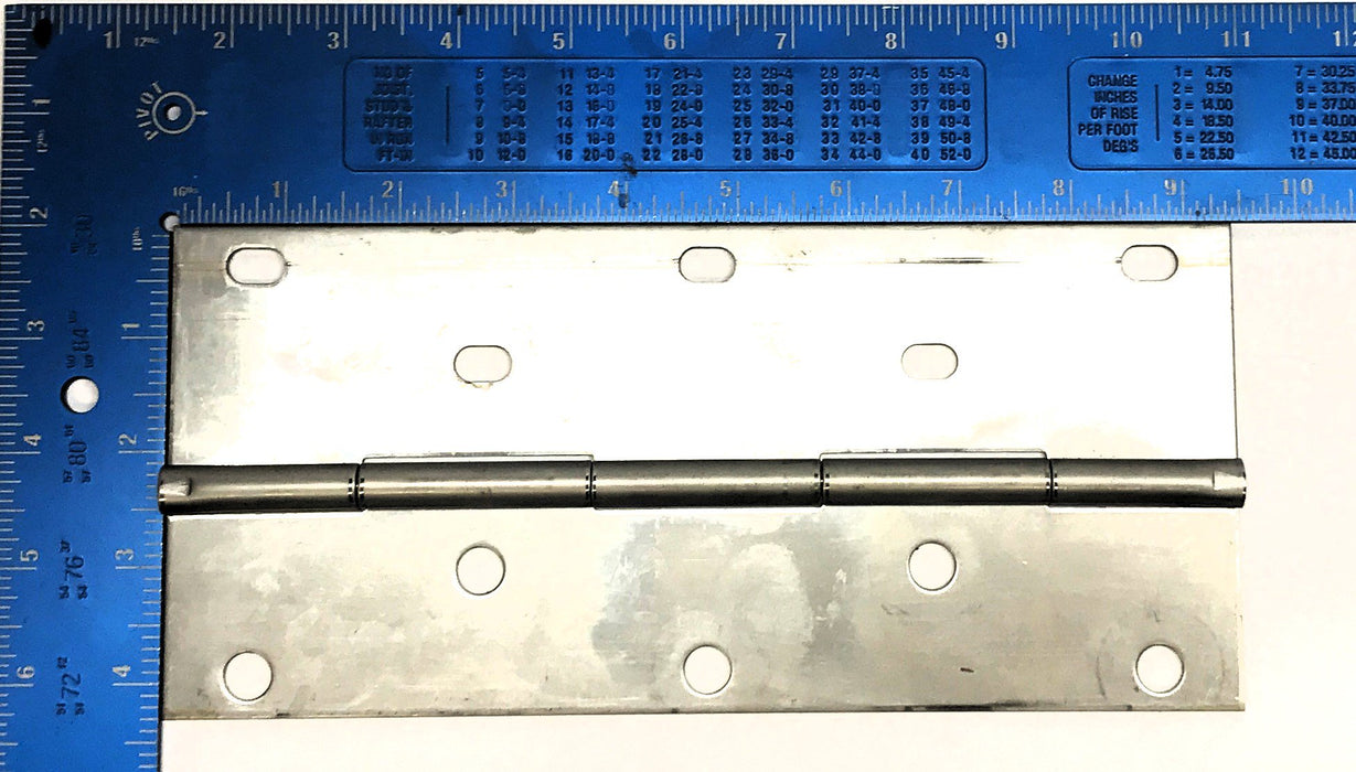 Unbranded Approx 9-7/16 x 4-13/16" Piano Hinge USED