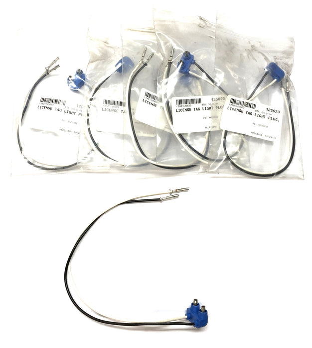 Grote 2-Wire 11" License Tag Pigtail Plug [Lot of 6] NOS