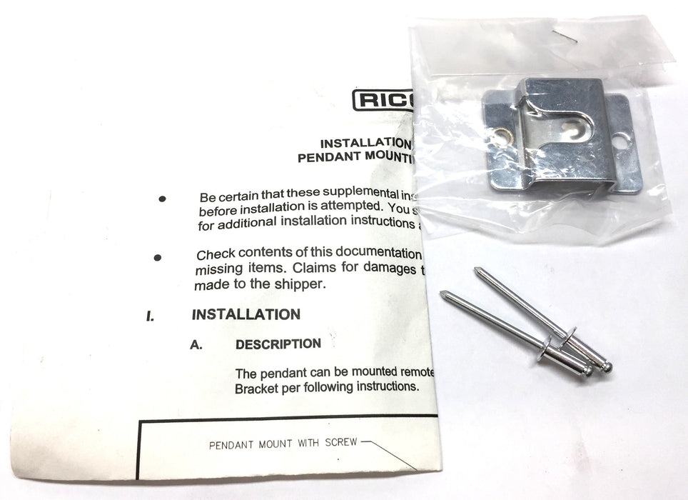 Ricon Pendant Mic Mounting Clip Kit 33021 NOS