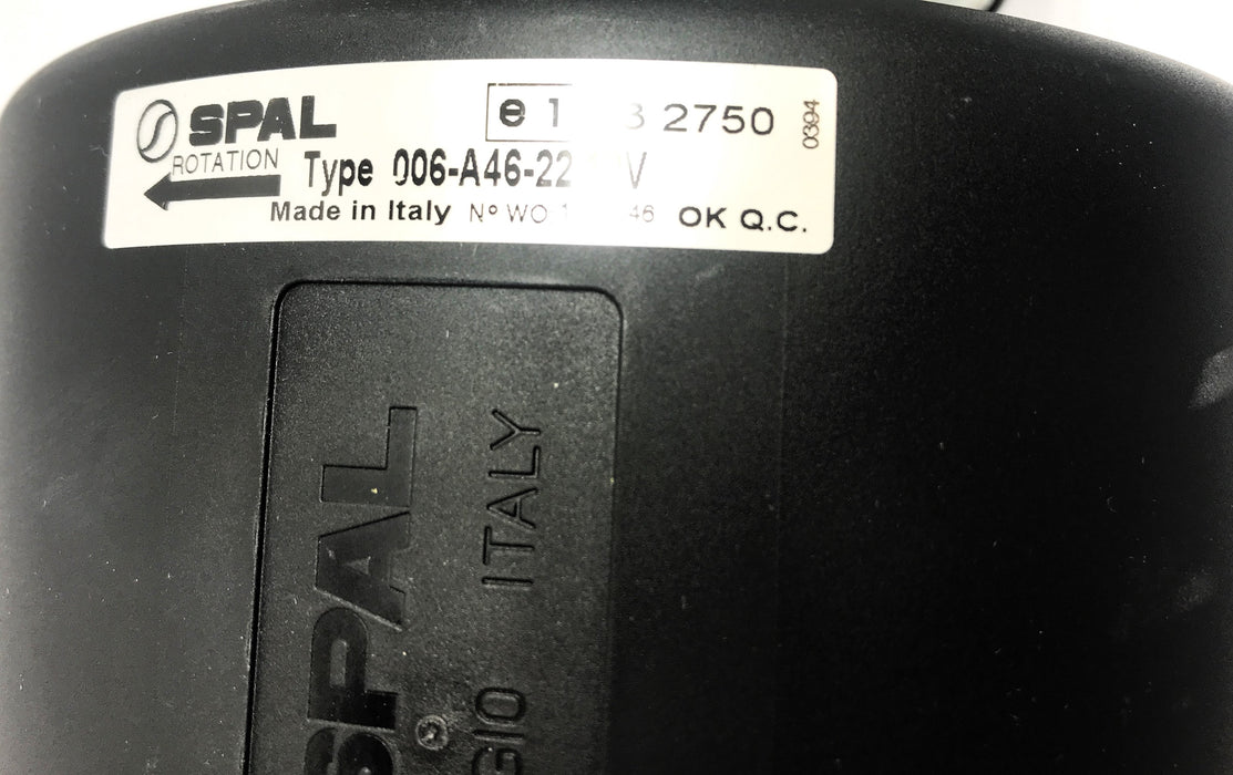 Spal Thermo King 12V Blower Motor 006-A46-22 (41-1717) NOS