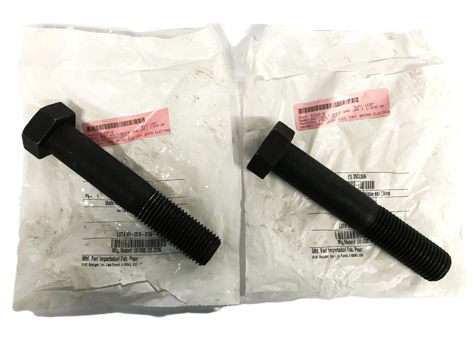 Fastenal 1-1/4 inch x 7 inch Hex Bolt 12573 [Lot of 2] NOS