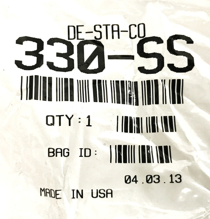 Destaco Pull Action Clamp 330-SS [Lot of 2] NOS