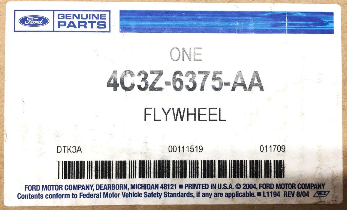 Ford Motor Company Flywheel 4C3Z-6375-AA (Factory Sealed) NOS