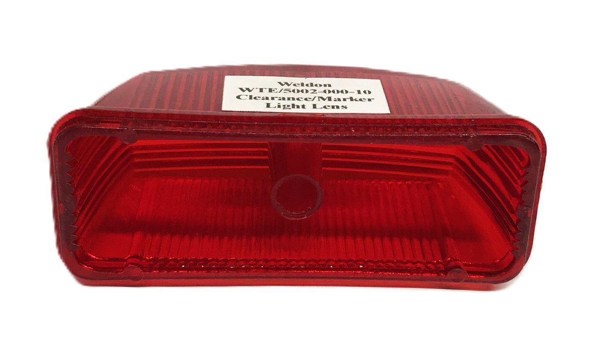 Weldon Red Clearance Light Lens WTE/5002-000-10 [Lot of 9] NOS