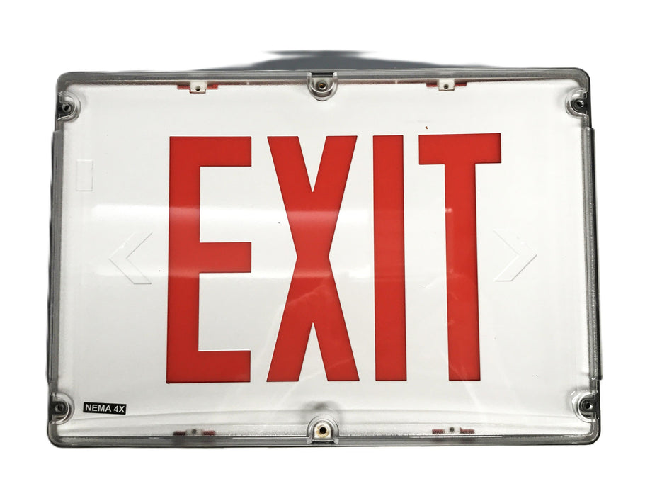 Thomas & Betts Emergi-Lite LED Exit Sign WWSVX1R-4X-DC NOS