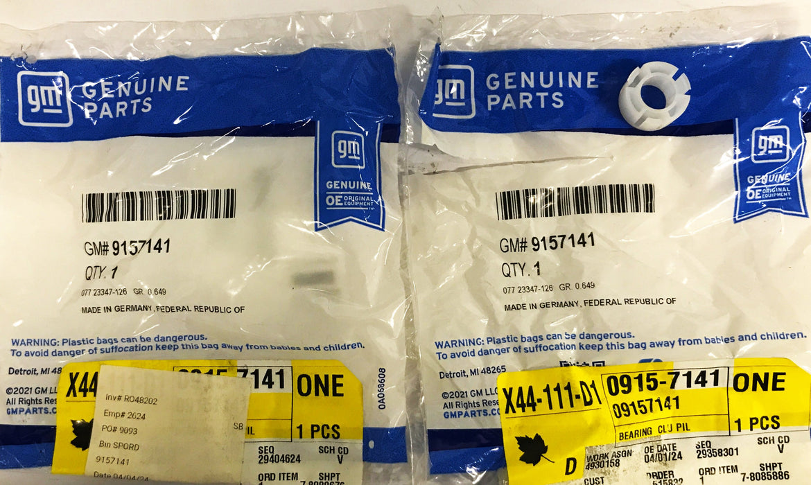 GM Clutch Pilot Bushing 9157141 [Lot of 2] NOS