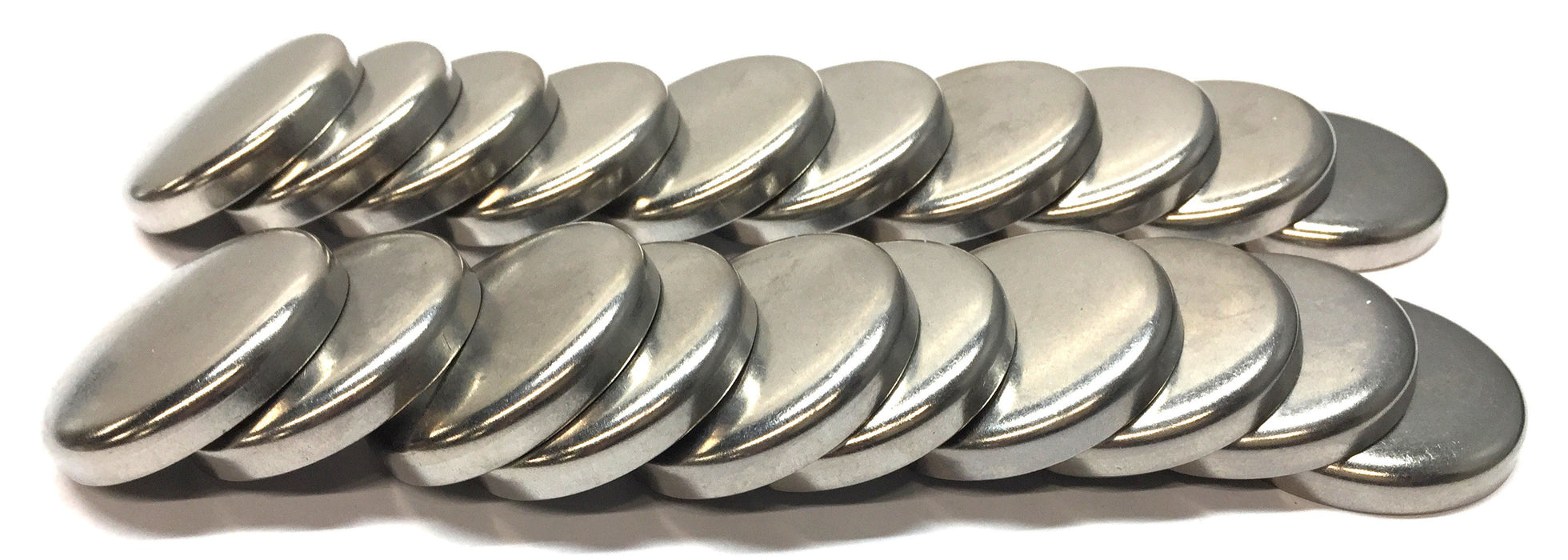 Unbranded 2" x .45" Steel Cup Expansion Plug 555069 [Lot of 20] NOS