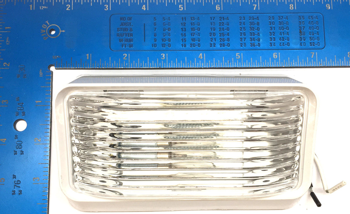 Creative Bus Sales White Patio Light 64801 (122G) [Lot of 2] NOS
