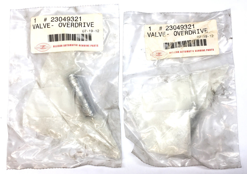 Allison Overdrive Valve 23049321 [Lot of 2] NOS