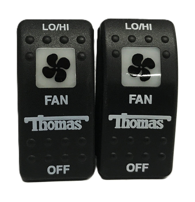 Thomas/Carling HI/LOW/OFF Fan Switch 52003133 [Lot of 2] NOS