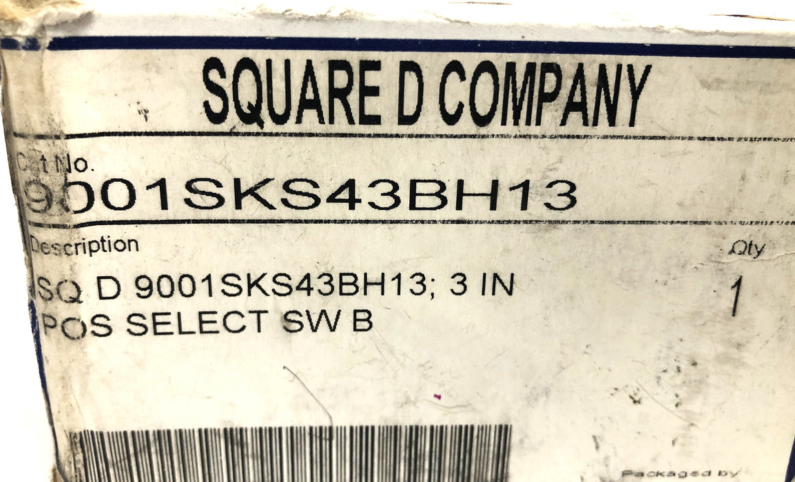 Square D Pushbutton Switch SWB 800H-FRXT6/800T-XAY (9001SKS43BH13) NOS