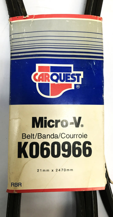 CarQuest Serpentine Mico-V Belt K060966 NOS