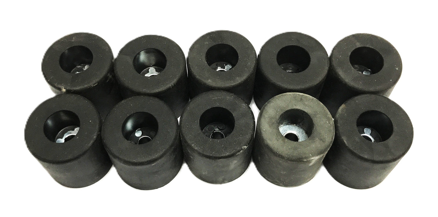 MCM 1-1/2 inch Rubber Foot with Metal Washer 555-14532 [Lot of 10] NOS