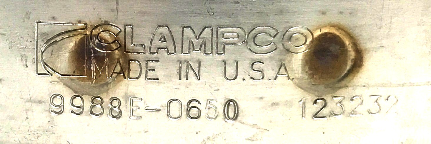 Clampco/Roadwarrior 6 inch V-Band Clamp 9988E-0650 [Lot of 2] NOS