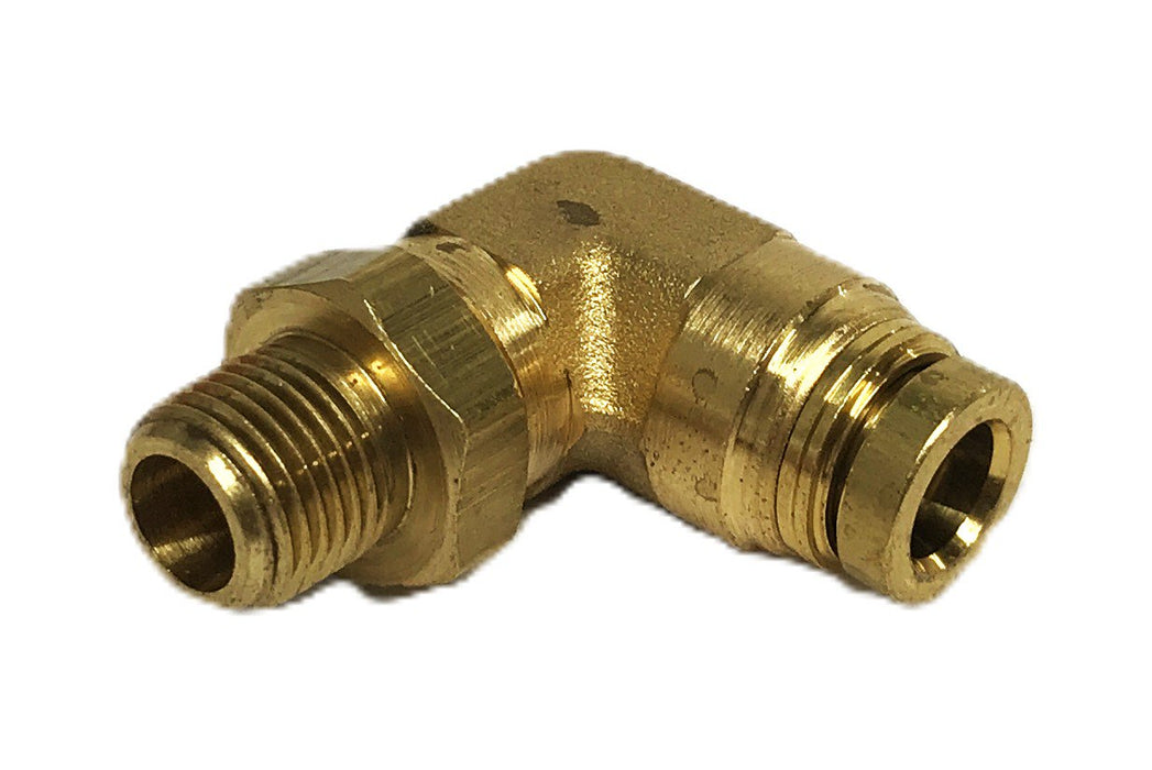 Parker Brass 90-Delgree Fitting 169PMT-4-2 [Lot of 2] NOS