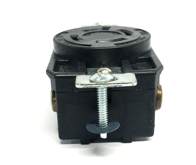 Arrow Hart Hart-Lock Black Single Receptacle CWL1620R (L16-20R) NOS