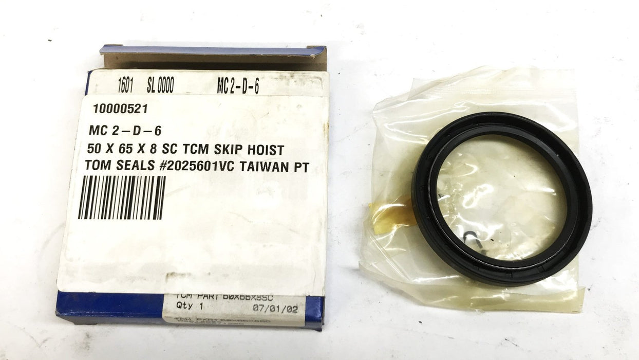 TCM 2-1/2 inch Oil Seal 50X65X8SC [Lot of 4] NOS