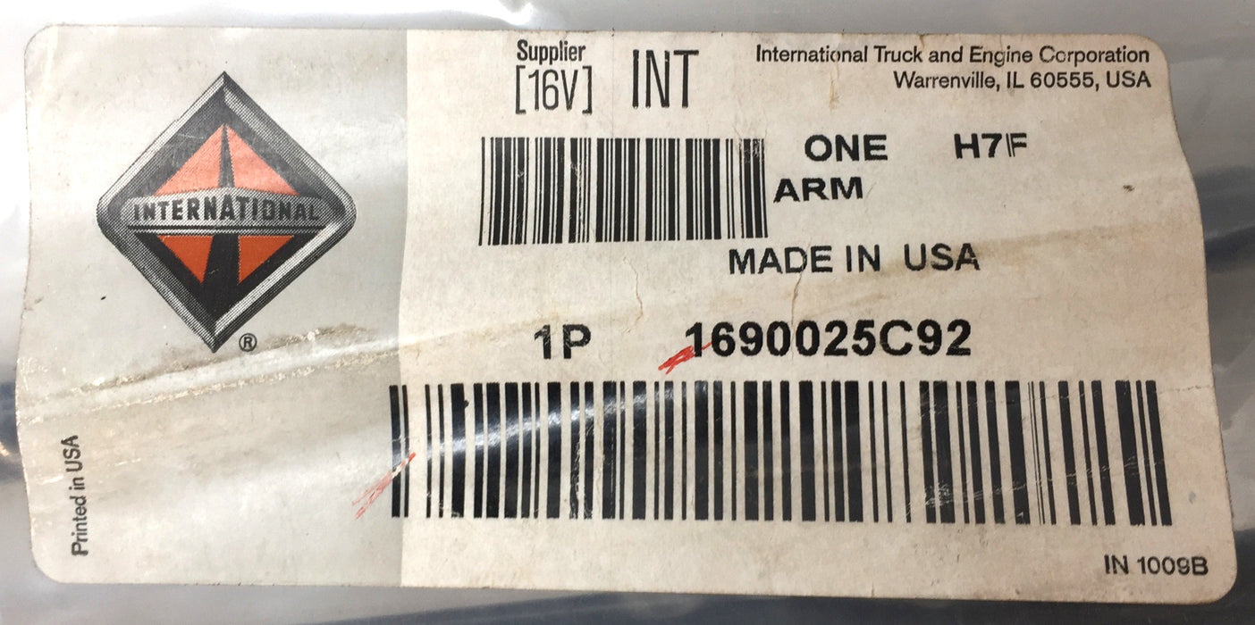 International Wiper Arm Assembly 1690025C92 NOS