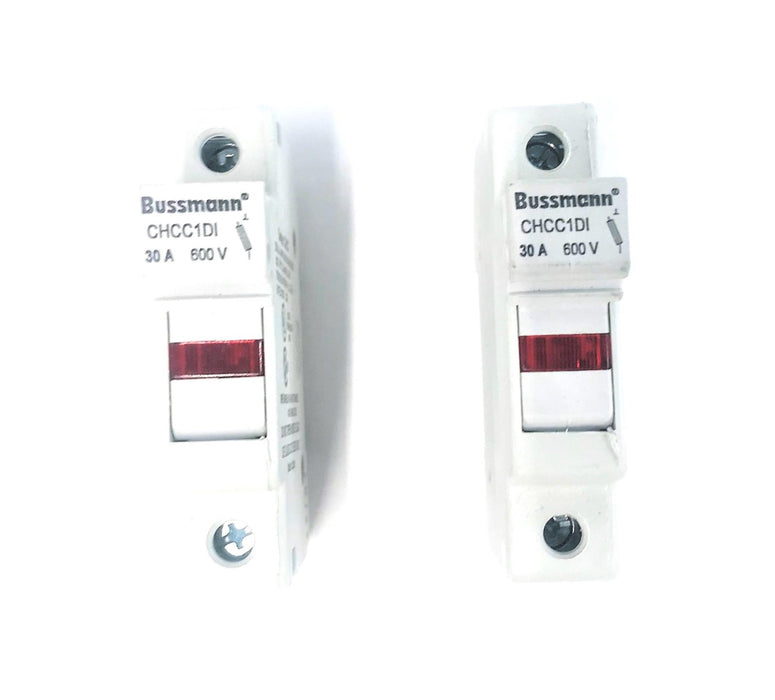 Bussmann 30A 600V Fuse Holder CHCC1DI [Lot of 2] USED