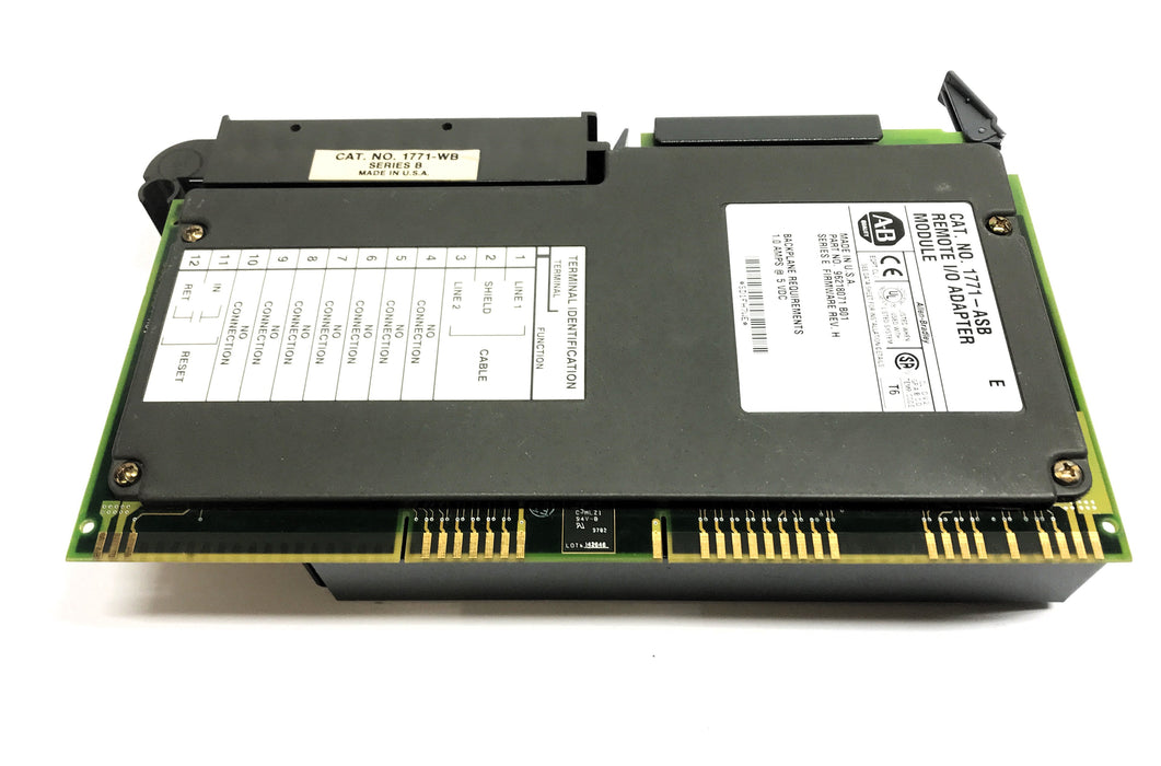 Allen-Bradley Remote I/O Adapter Module W/ Swing Arm 1771-ASB NOS
