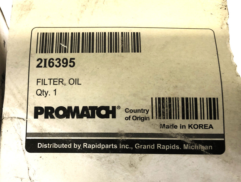 ProMatch Oil Filter 2I6395 [Lot of 2] NOS