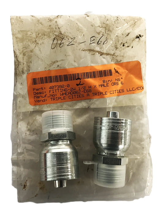 Eaton Weatherhead Z-Series Crimp Hydraulic Hose Sitting 06Z-E68 [Lot of 2] NOS