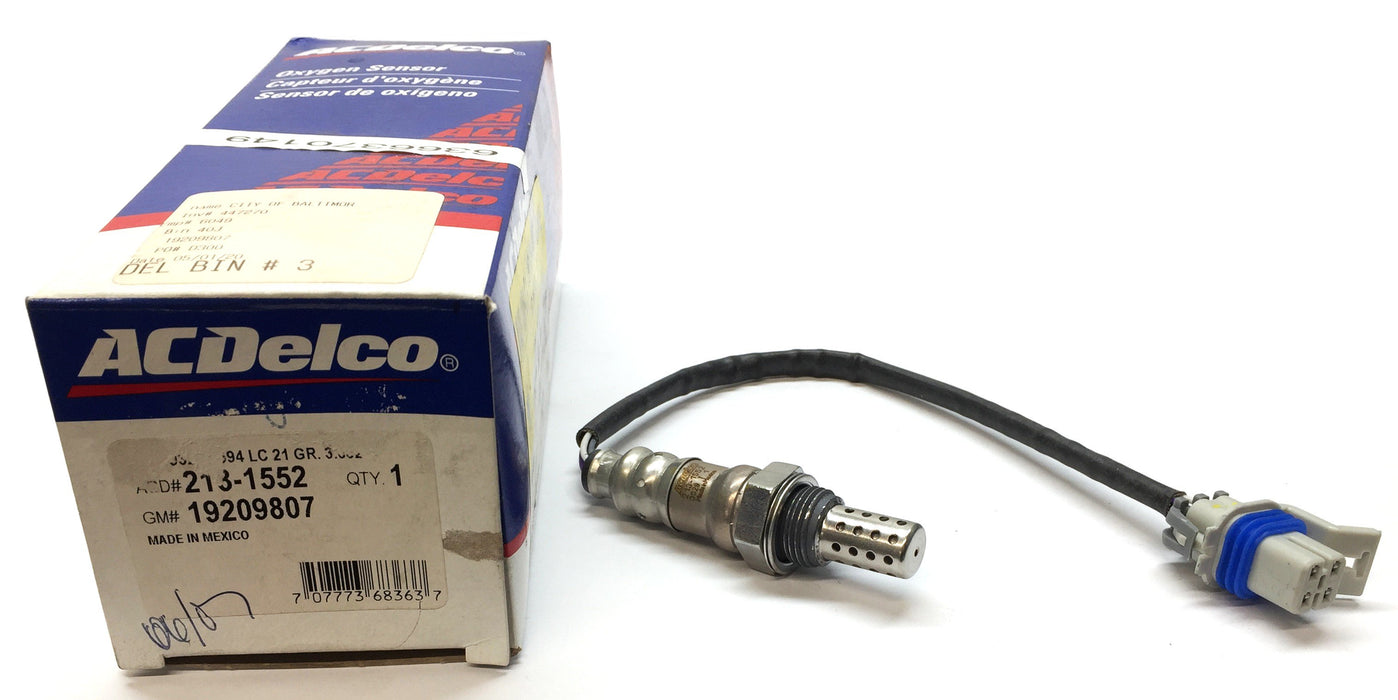 ACDelco Oxygen Sensor 213-1552 (19209807) NOS