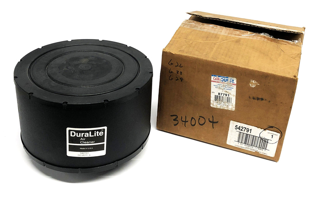 DuraLite Air Cleaner For Carquest 542791 (87791) NOS