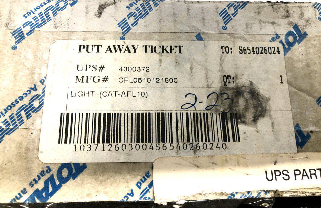 Total Source Head Lamp 0510121600 NOS