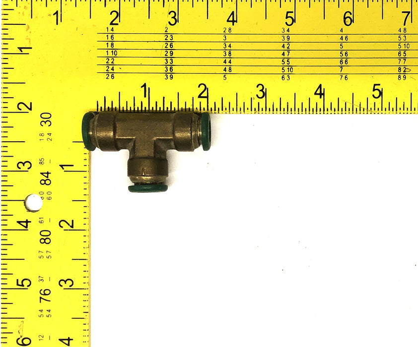 Parker Brass Push-to-Connect Union Tee Fitting 3/8 [Lot of 4]