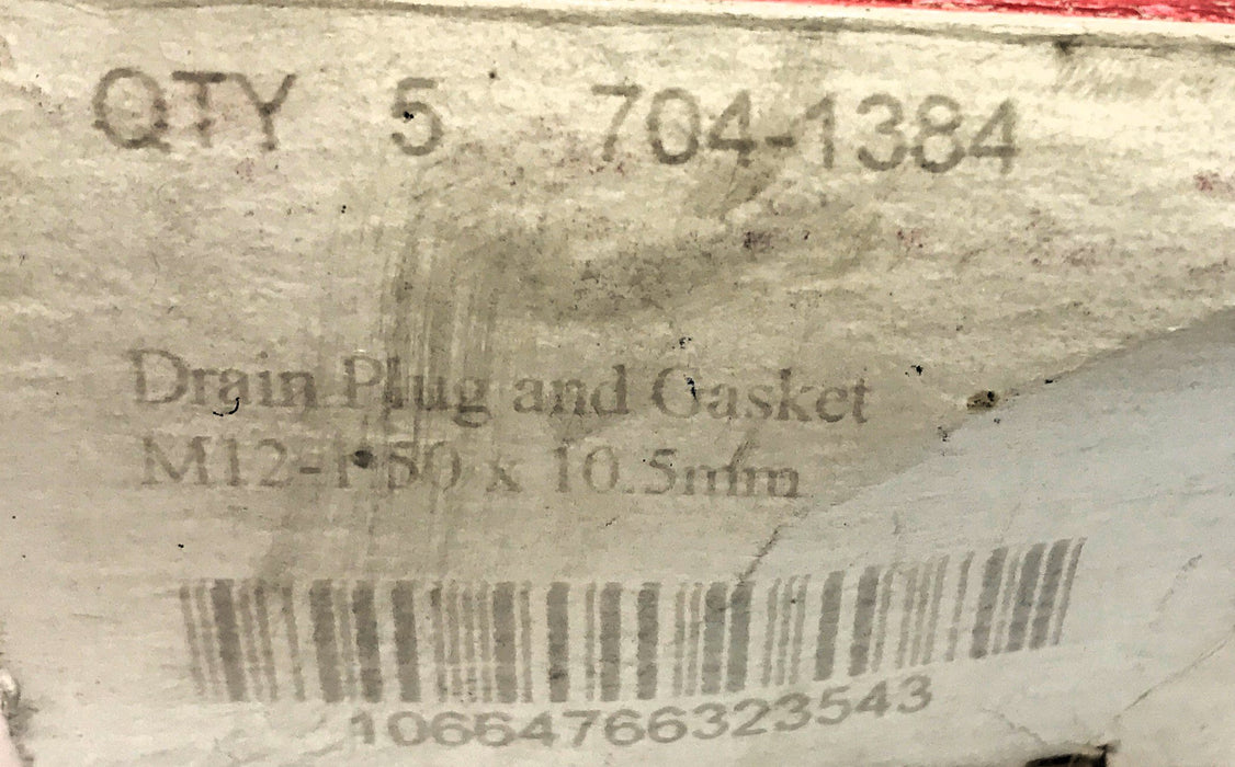 Napa Balkamp Box of (5) Oil Drain Plug (No Gaskets) 704-1384 NOS