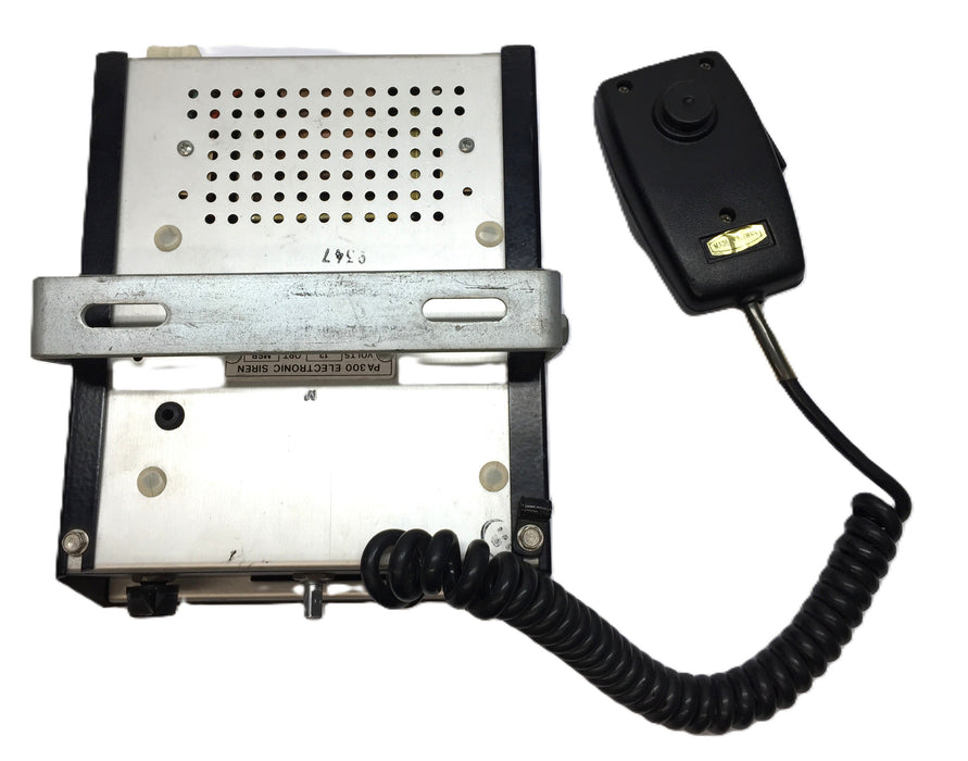 Federal Signal Corp. 12V Radio/Microphone (Missing Knob) PA300 USED - GTS SPECIAL