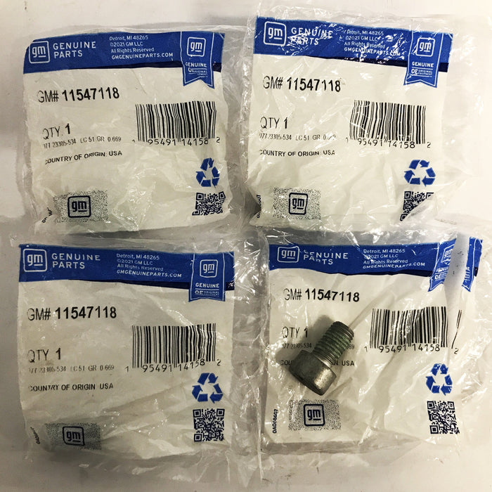GM Automatic Transmission Flex Plate Bolt 11547118 [Lot of 4] NOS