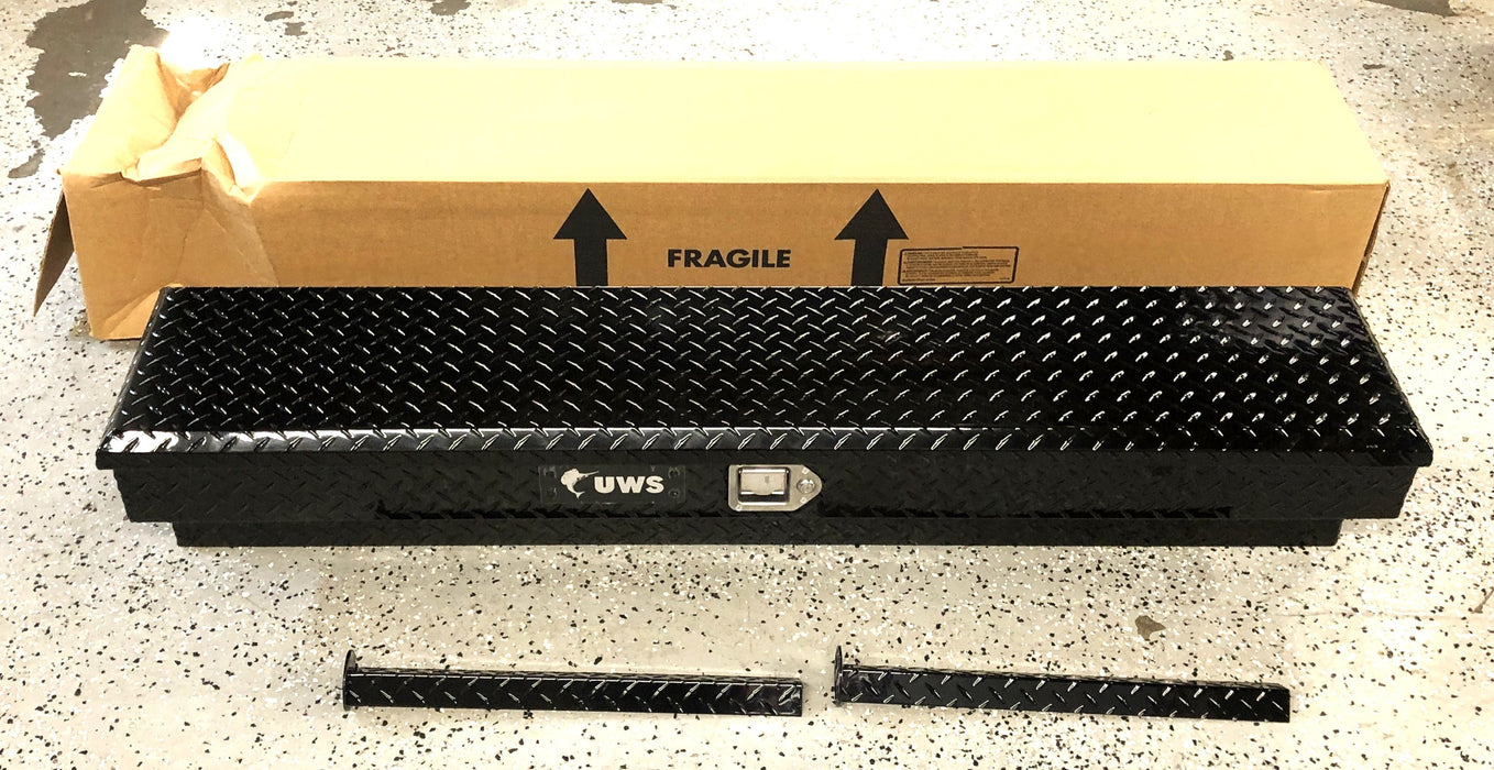 UWS Black Side Mount Aluminum Toolbox TBSM-60-BLK NOS